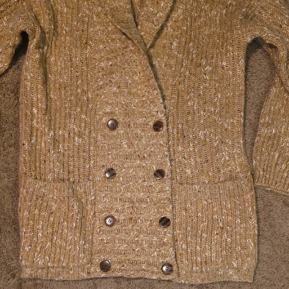 Liz Claiborne Tan Cardigan Sweater - Picture 4 of 8